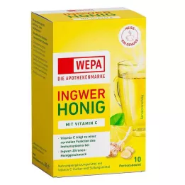 WEPA Gember+honing+vitamine C poeder, 10X10 g