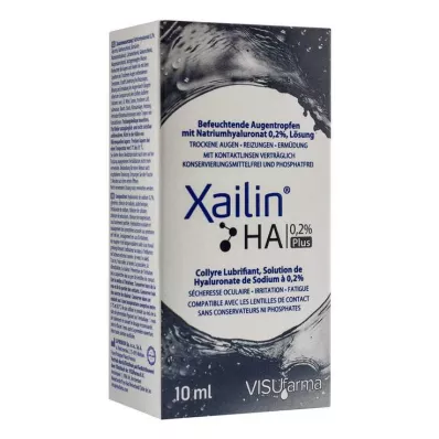 XAILIN HA 0,2% Plus oogdruppels, 10 ml XAILIN HA 0,2% Plus oogdruppels, 10 ml