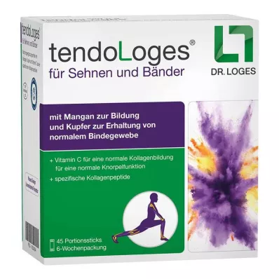 TENDOLOGES voor pezen en ligamenten portiestaafjes, 45 stuks TENDOLOGES voor pezen en ligamenten portiestaafjes, 45 stuks