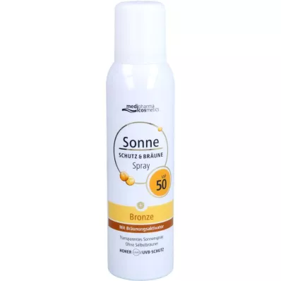 SONNE SCHUTZ &amp; Bruiningsspray brons LSF 50, 150 ml