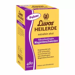 LUVOS Helende aarde extra fijn acute maagzuur, 480 g