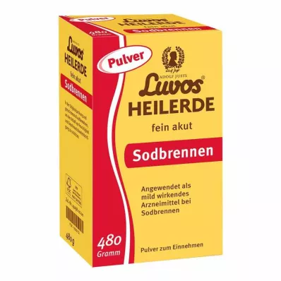 LUVOS Healing earth fijn poeder voor acuut maagzuur, 480 g