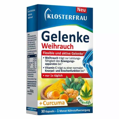 Klosterfrau Joints Wierook Zachte Capsules, 30 st