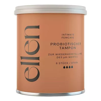 ELLEN probiotische tampon sterk, 8 stuks