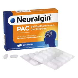 NEURALGIN PAC voor hoofdpijn en migraine Tabl., 20 st