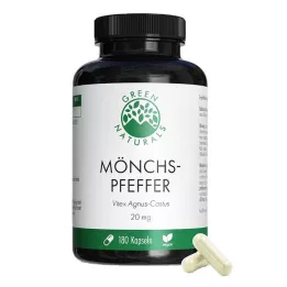 GREEN NATURALS Monnikspeper 20mg hoge dosis Kps, 180 stuks