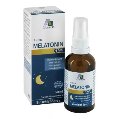MELATONIN 1 mg Slaapmiddel Spray, 50 ml MELATONIN 1 mg Slaapmiddel Spray, 50 ml