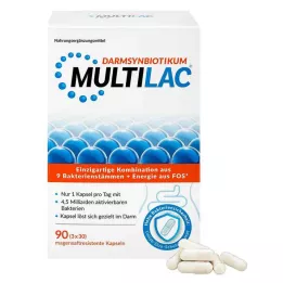 MULTILAC Intestinal Synbiotic enteric capsules, 3 x 30 stuks