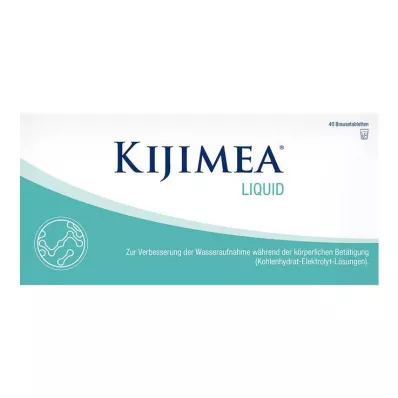 KIJIMEA Vloeibare bruistabletten, 40 stuks KIJIMEA Vloeibare bruistabletten, 40 stuks