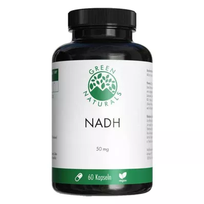 GREEN NATURALS NADH veganistische en hooggedoseerde capsules, 60 stuks GREEN NATURALS NADH veganistische en hooggedoseerde capsules, 60 stuks
