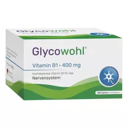GLYCOWOHL Vitamine B1 Thiamine 400 mg hooggedoseerde capsules, 200 stuks